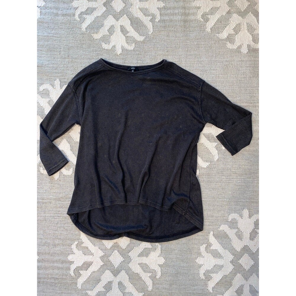 Waffle knit tunic Large